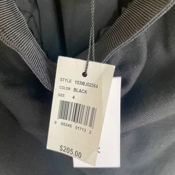 Milly Wool Blend Double Zipper Black Mini Skirt size 4 - Picture 10 of 11